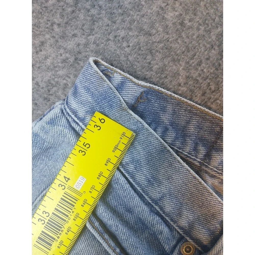 Wrangler Hero Authentic Jeans Mens 36x31 Light Wash Straight Leg Denim 976T1SB